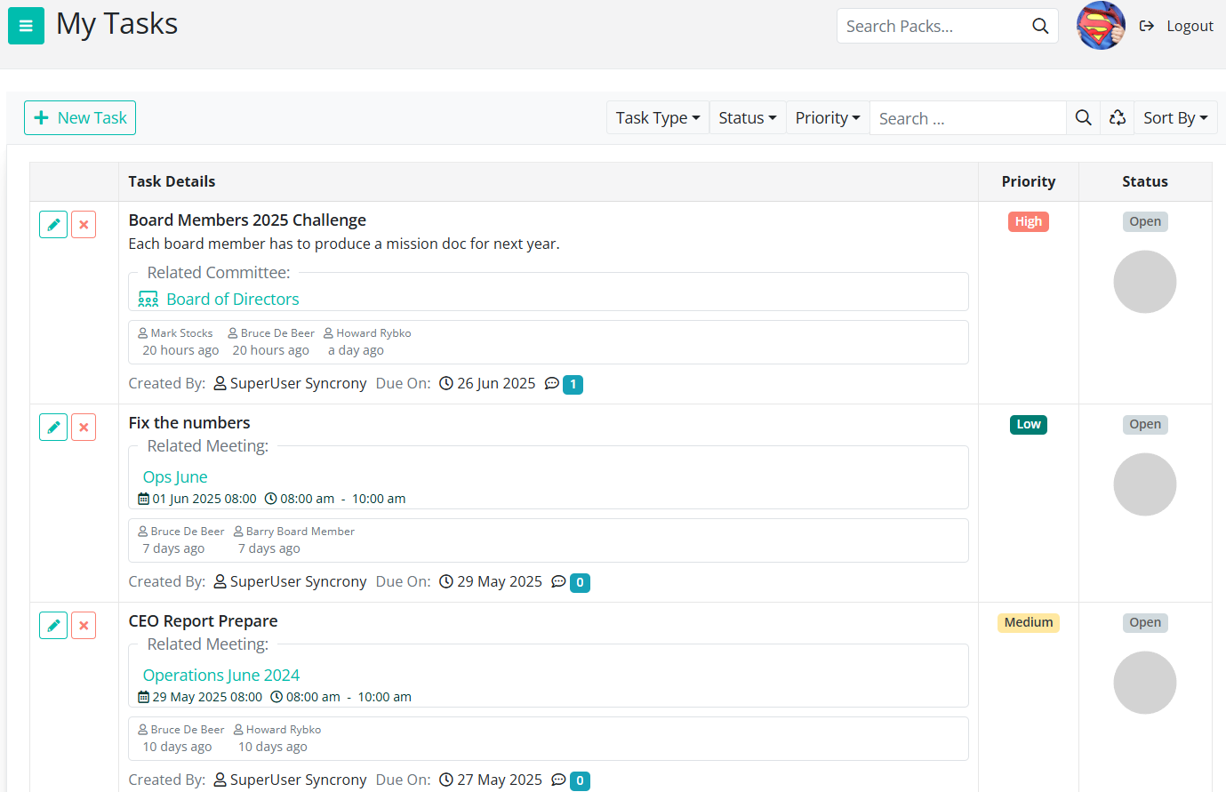 BoardCloud Task Dashboard