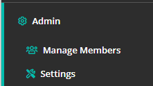 BoardCloud Admin Menu